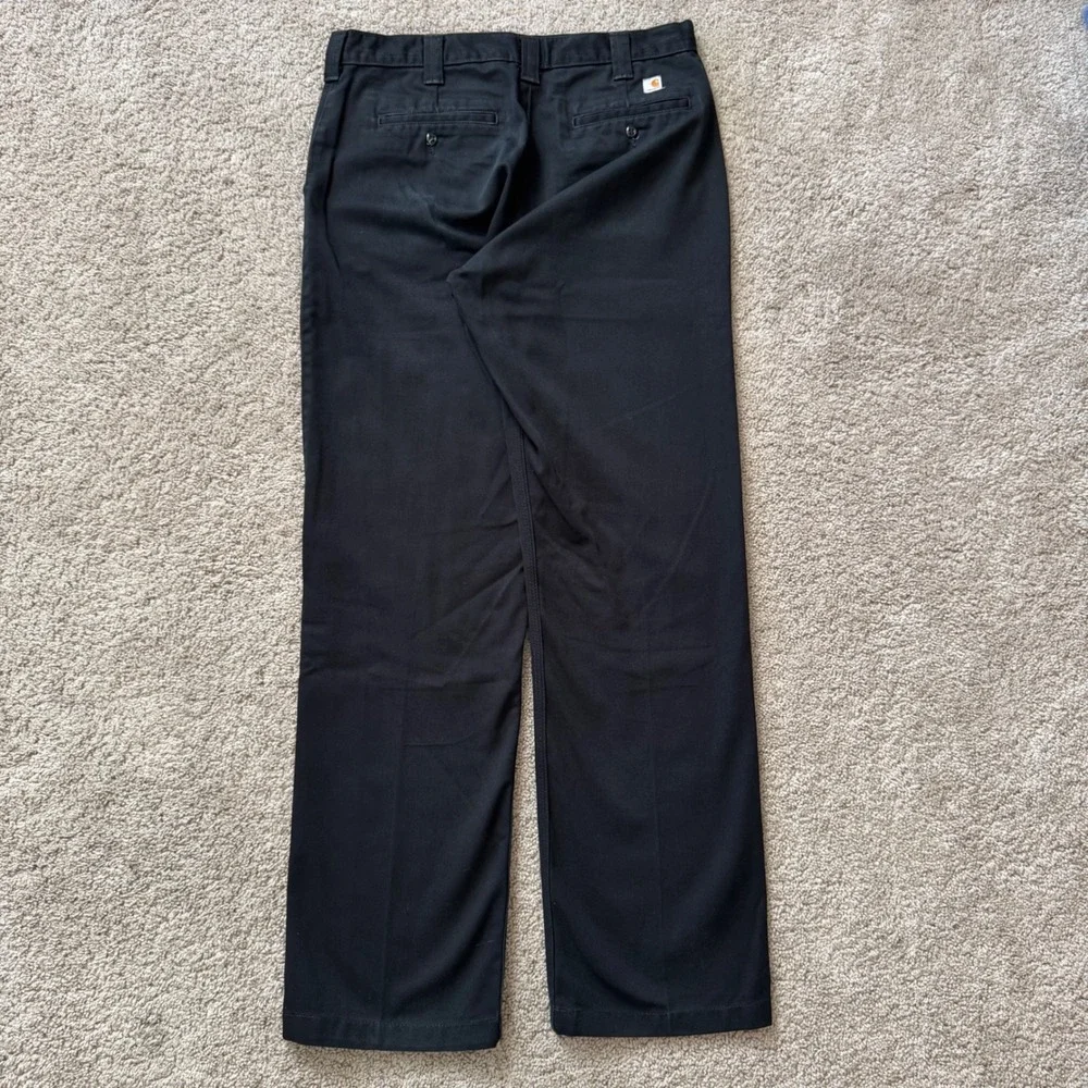 Carhartt B290 (Black) Blended Twill Pants Mens 34x33 Relaxed Fit